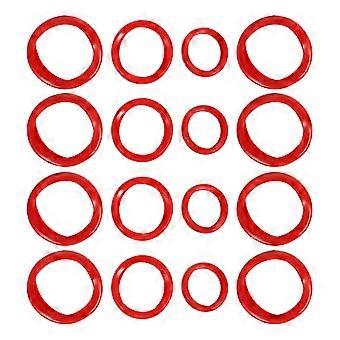16Pcs Silicone Dumbbell Protectors Detachable Dumbbell Sleeves Non-slip Dumbbell Guards