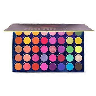 Paleta de sombras de ojos de 40 colores con acabados mate y brillante para un maquillaje de larga duración y resistente al agua.