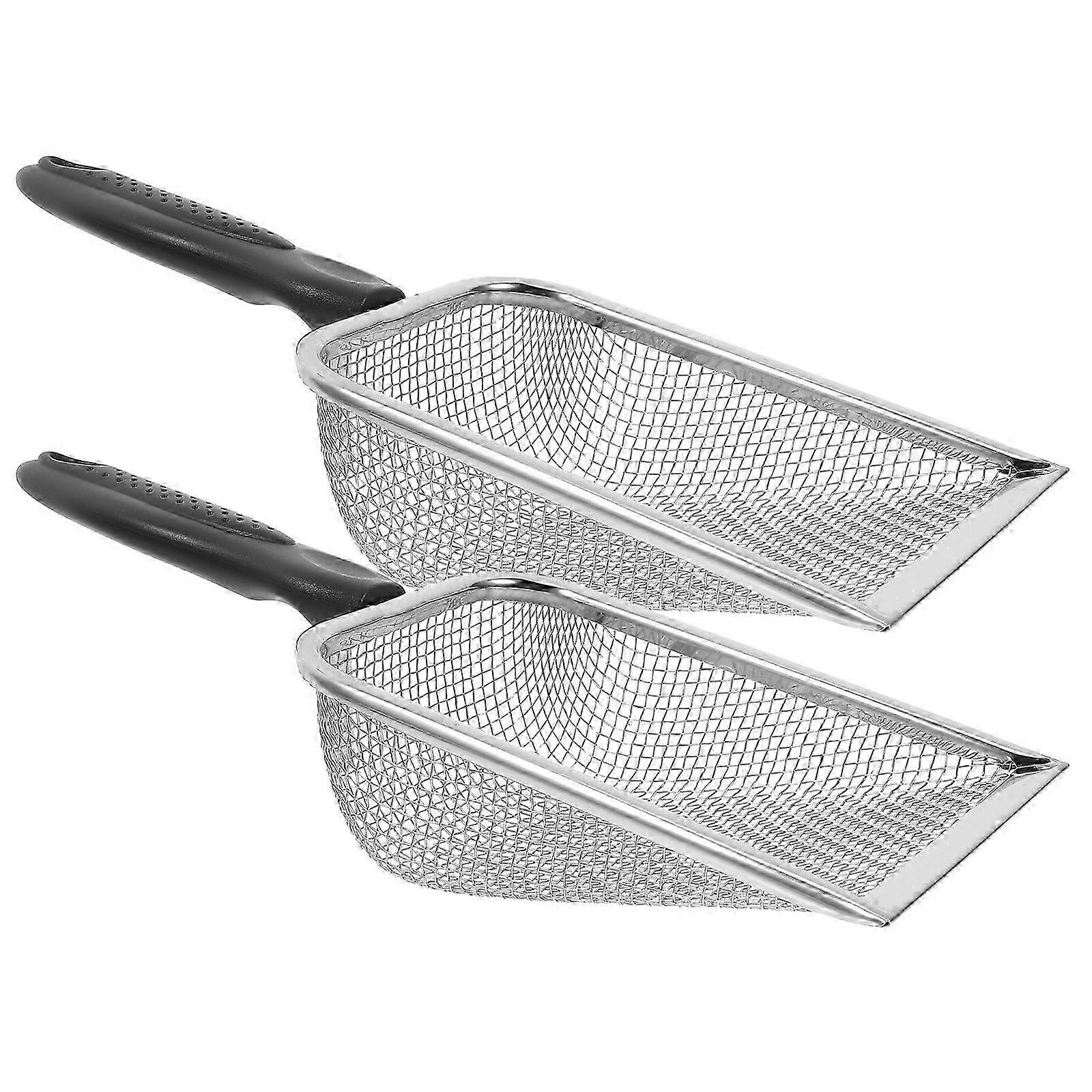 Mesh Beach Sand Filter Tool compatible with Beach Activities 8Pcs Set