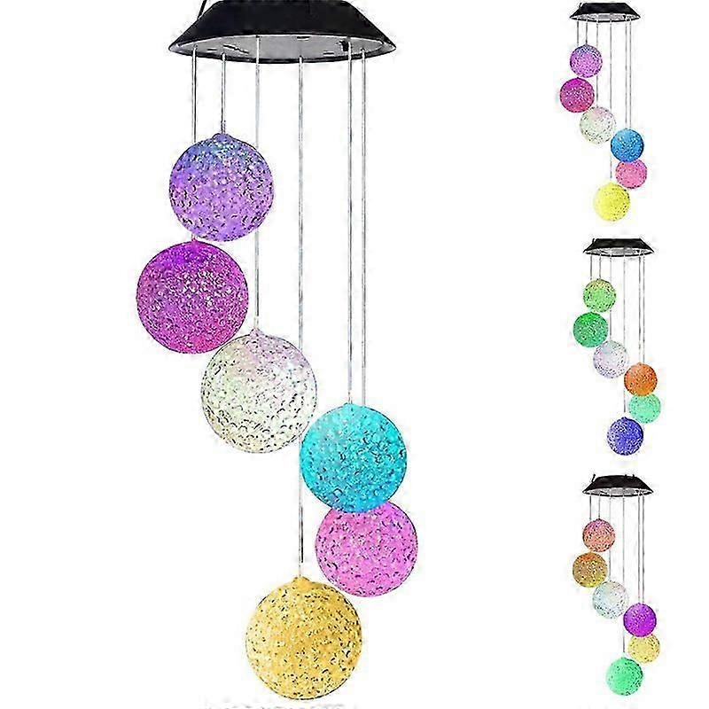 Solar wind chime light