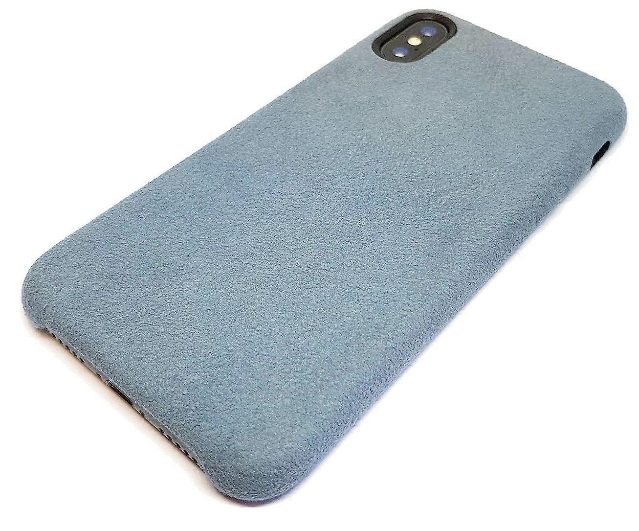 Case For iPhone X Smooth Velour Grey