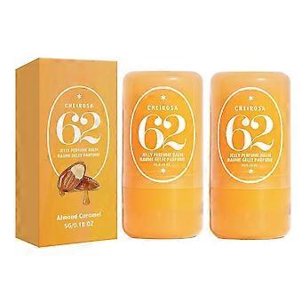 Gel-Parfümbalsam, 3 Duftrichtungen: 40 Amber-Vanille, 62 Mandel-Karamell, 68 Litschi-Fruchtig, Langanhaltend, Tragbares Festparfüm