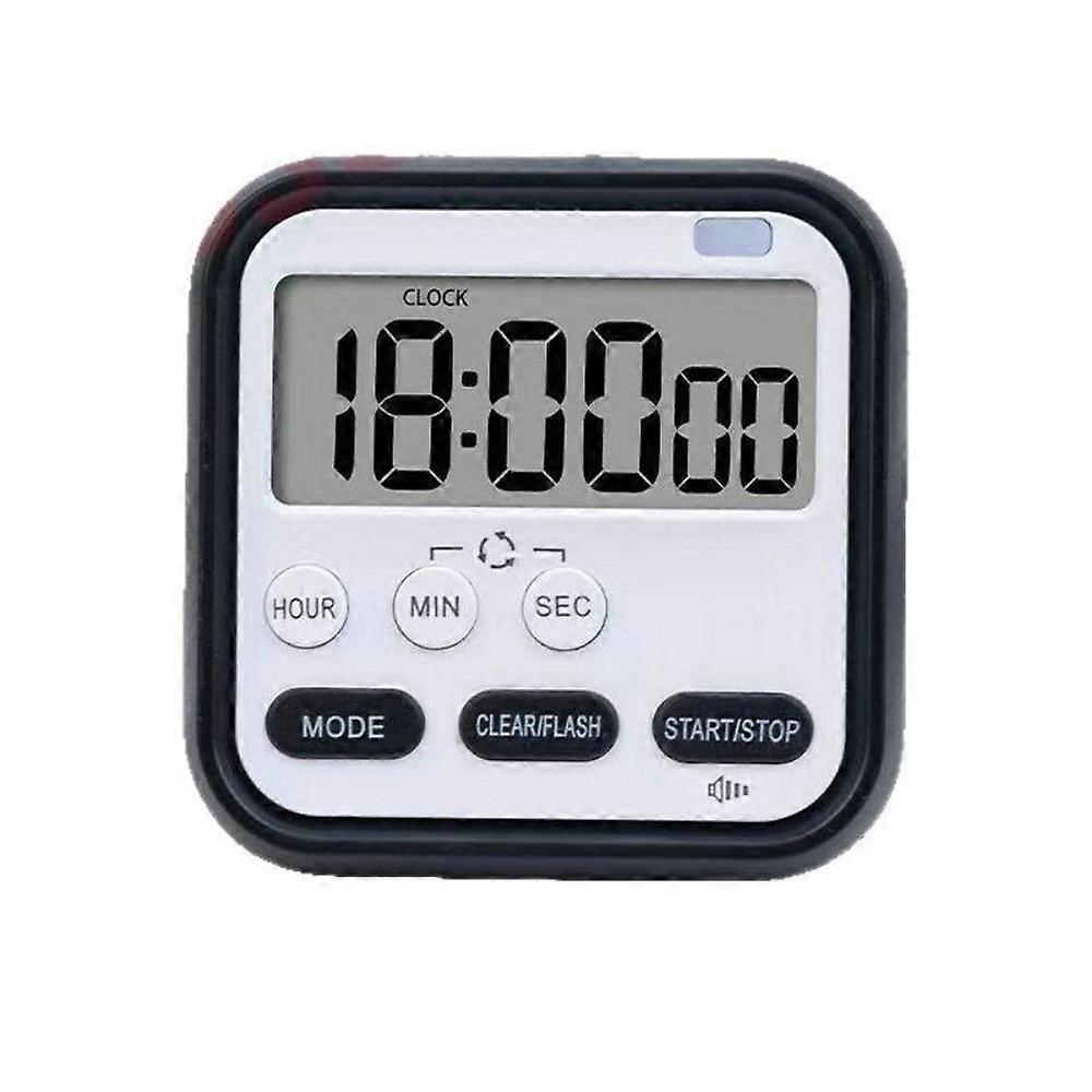 Digital Display Kitchen Timer Multifunctional Time Manager Count Down Clock Loud Alarm Student Learning Cooking