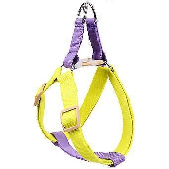 Purple Dog Harness Adjustable Dog Vest for Comfortable Outdoor Use 1Pcs
