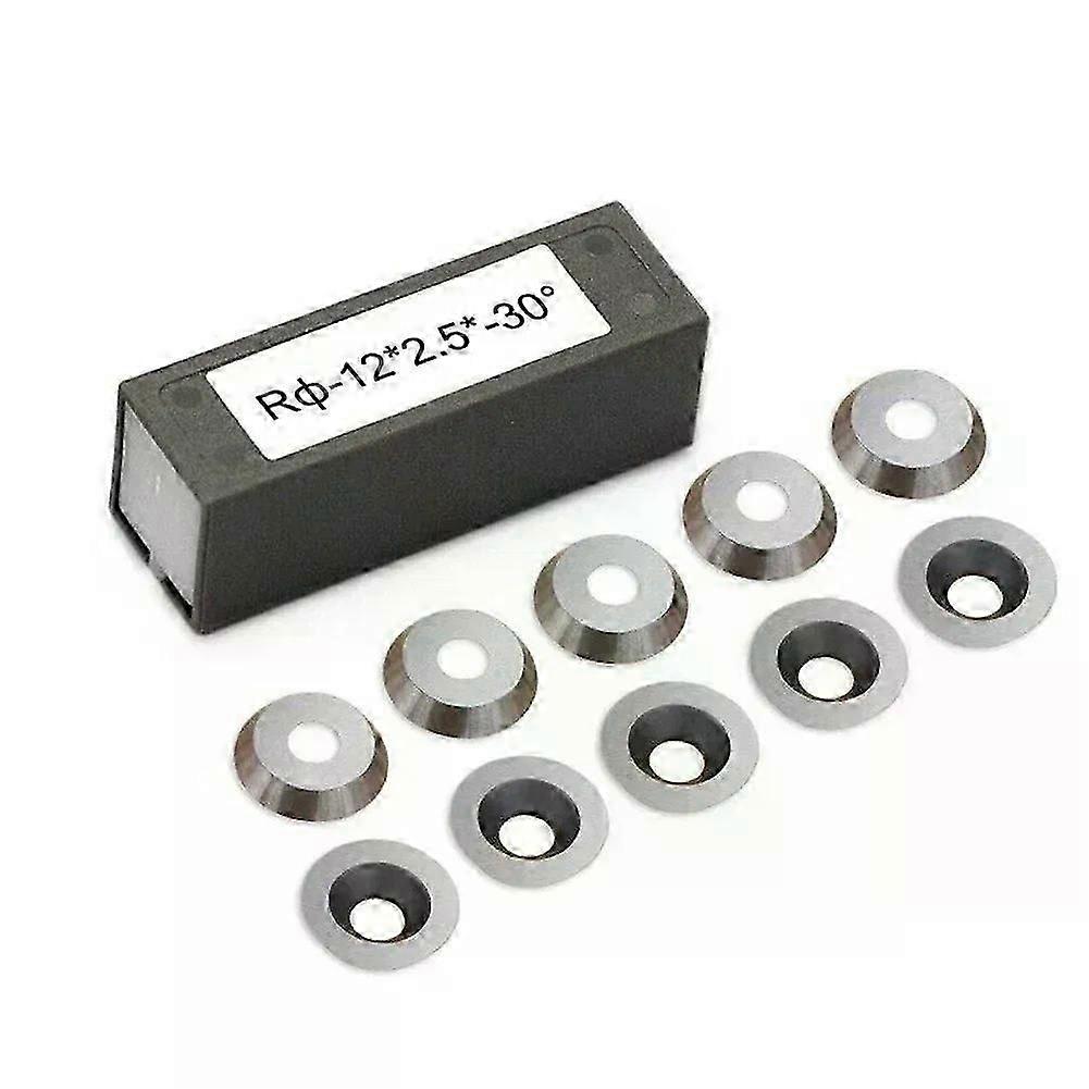 Lathe inserts, round chisels, round chisels, woodworking lathe cutting tools, easy to use, silver, practical.