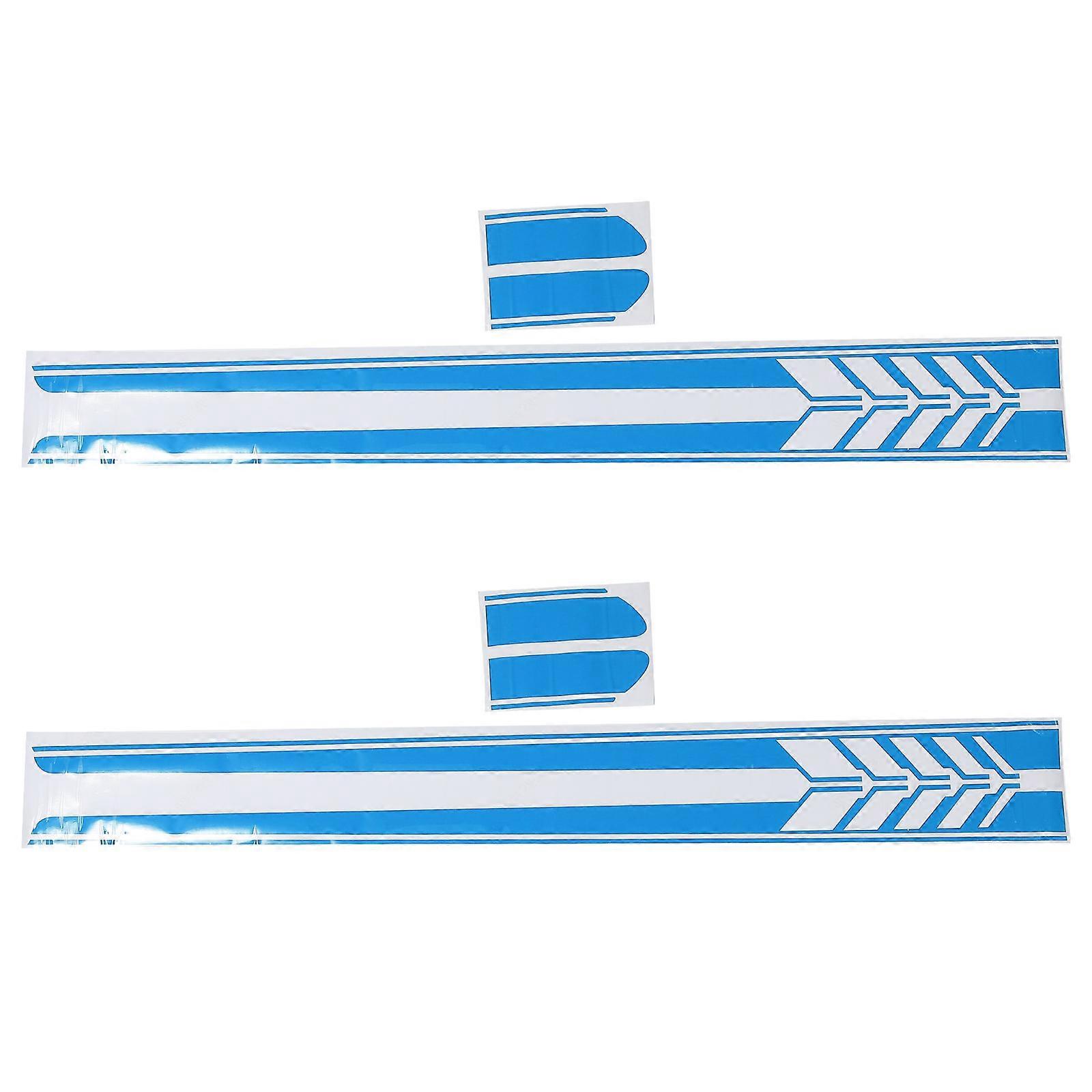 Autoaufkleber Rennstreifen Blau
