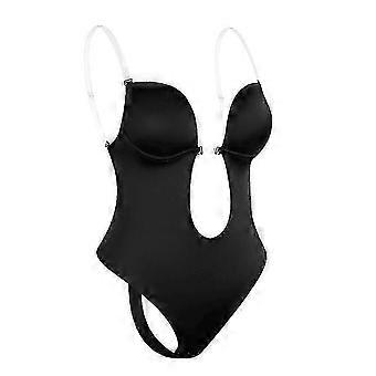 Backless Deep V-Neck Shapewear Bra for Women - Seamless Thong Invisible Body Shaper for Wedding & Special Occasions