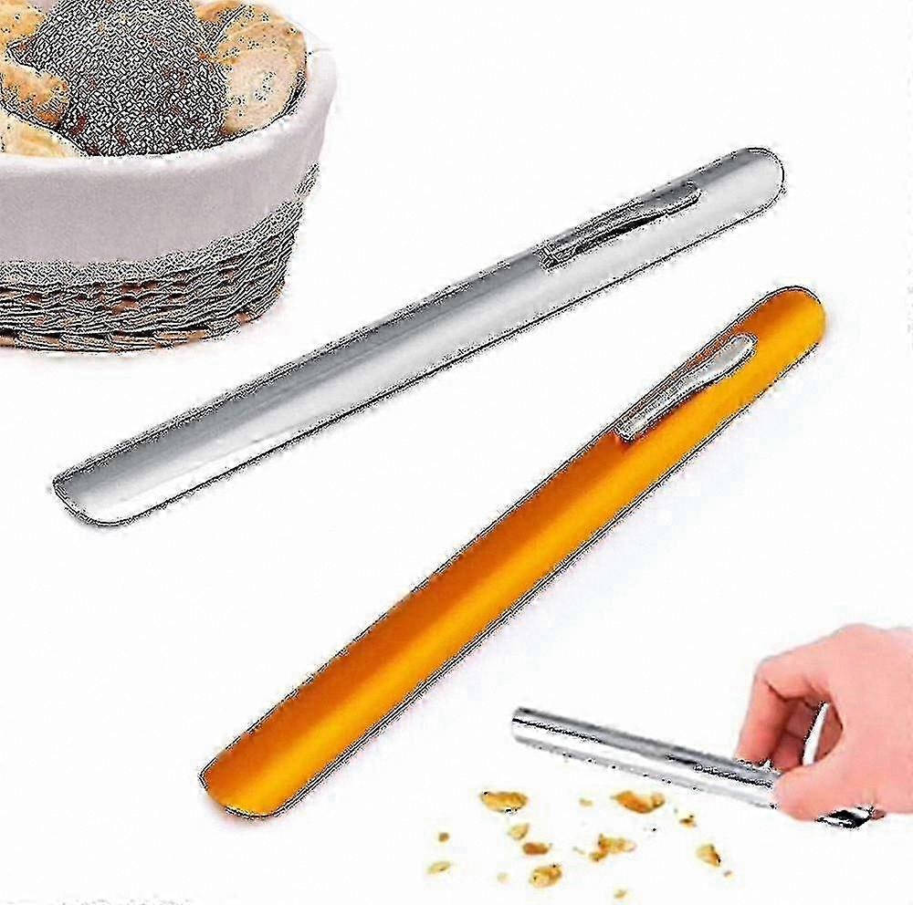 Rustproof Metal Crumb Sweeper for Kitchen - 2 Pack Bread Scraper Tool