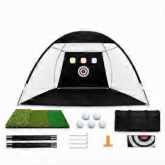 Golf-Übungsnetz-Set, großes Outdoor-Golf-Übungsnetz für Zuhause