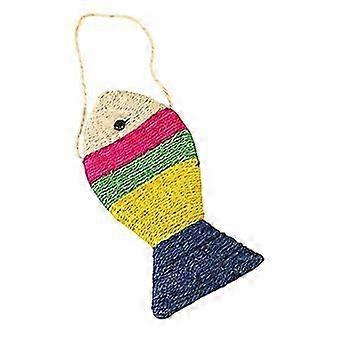 Griffoir pour chat en forme de poisson, tapis en sisal pour divertir votre animal de compagnie