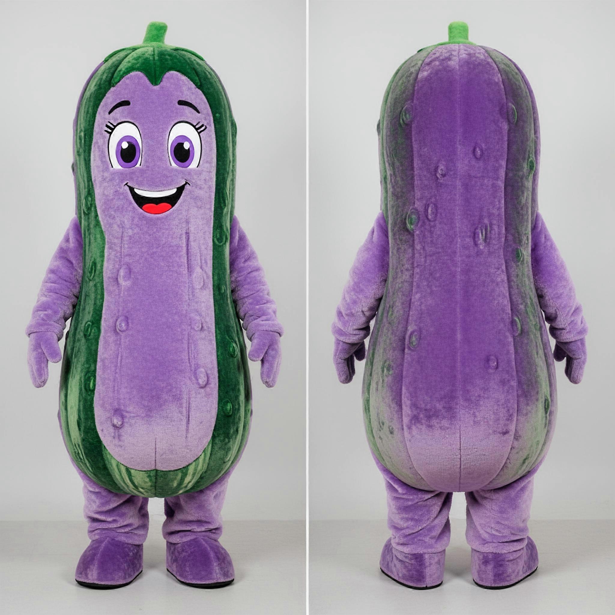 MASTICOT Lavender Plush Cucumber Mascot
