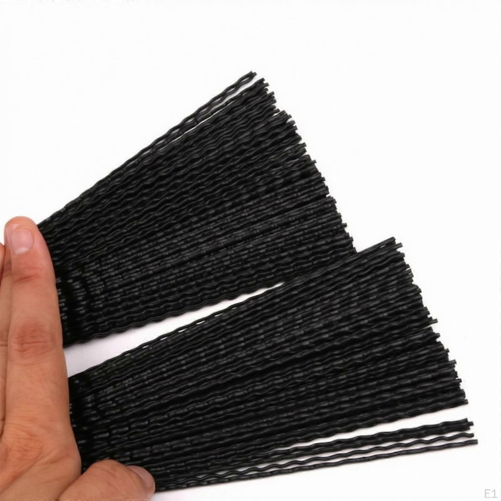 Wave-Shaped Nylon Drum Brushes Wrapped Grip Comfortable Drumsticks