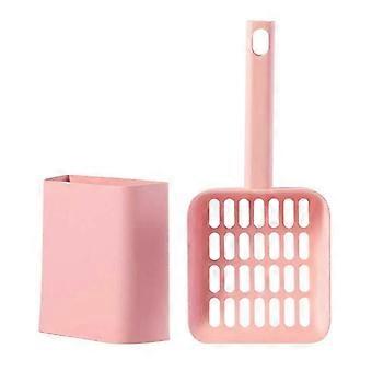Cat Litter Scoop With Holder Pet Sifter Garbage Cleaning Deep Shovel compatible with Easy Scooping Fast Sifting