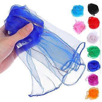 Children's Silk Dance Scarves for Decoration 10Pcs Multicolor Scarves WOI