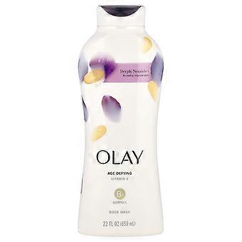 2 x Olay, Age Defying Body Wash, 22 fl oz (650 ml)