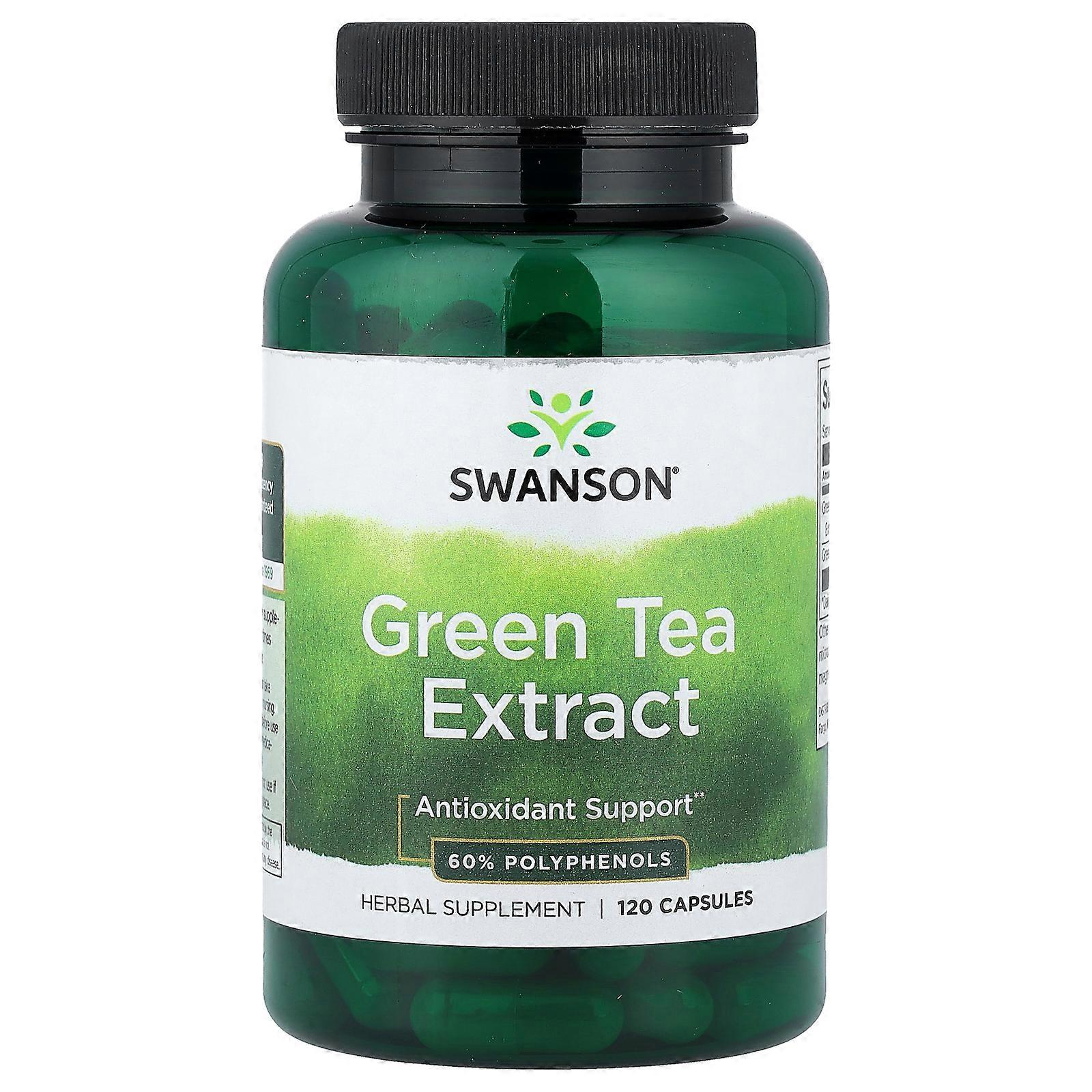 2 x Swanson, Green Tea Extract, 120 Capsules