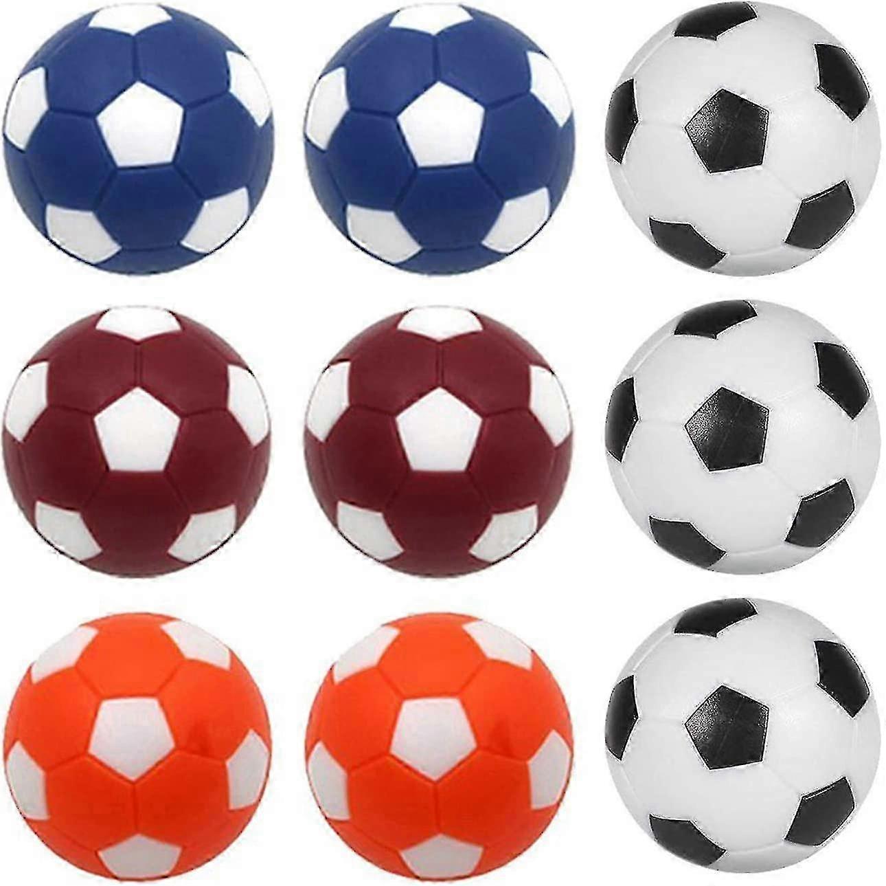 ABS 36mm Foosball Balls 9 Pack