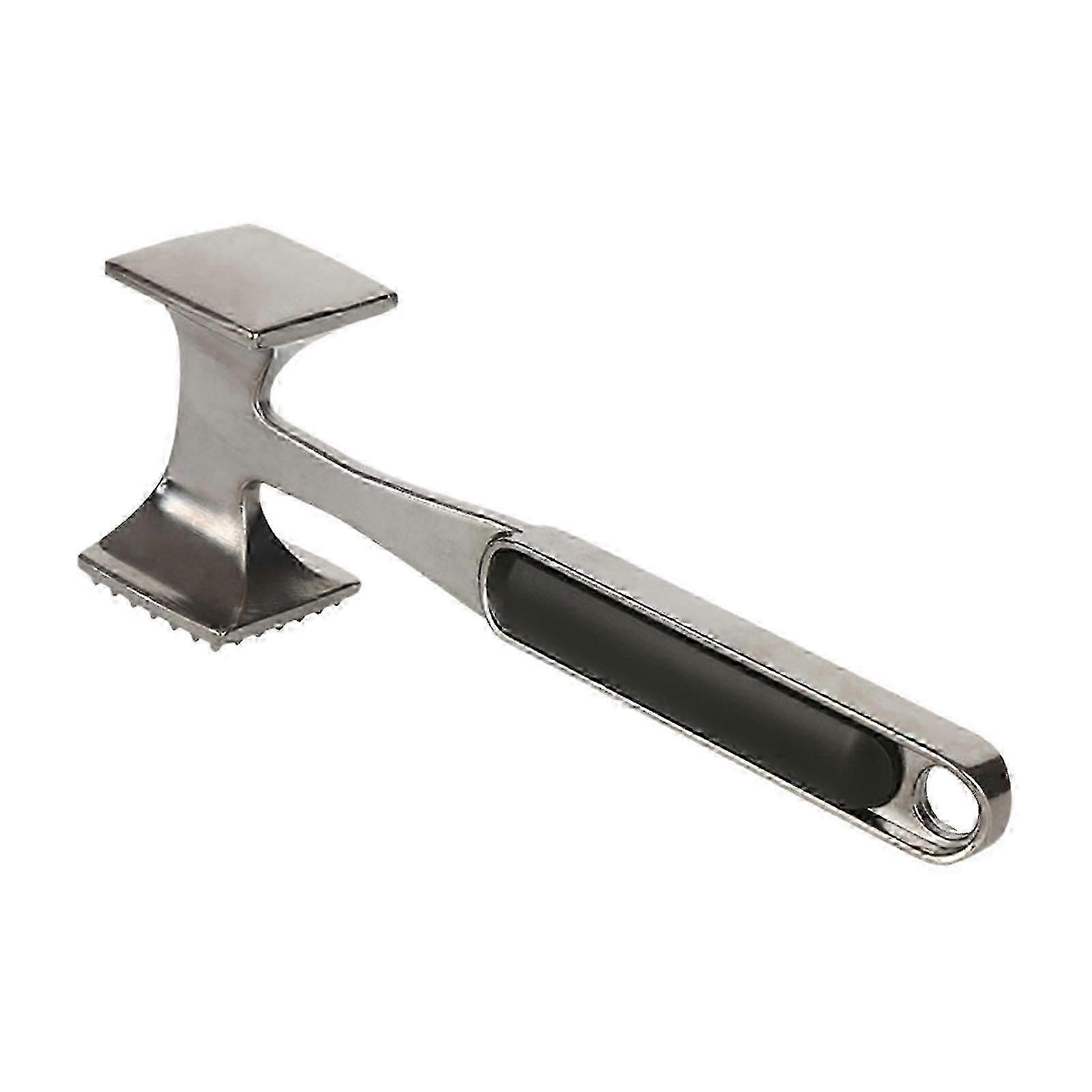 Dual-Use Aluminum Meat Tenderizing Hammer