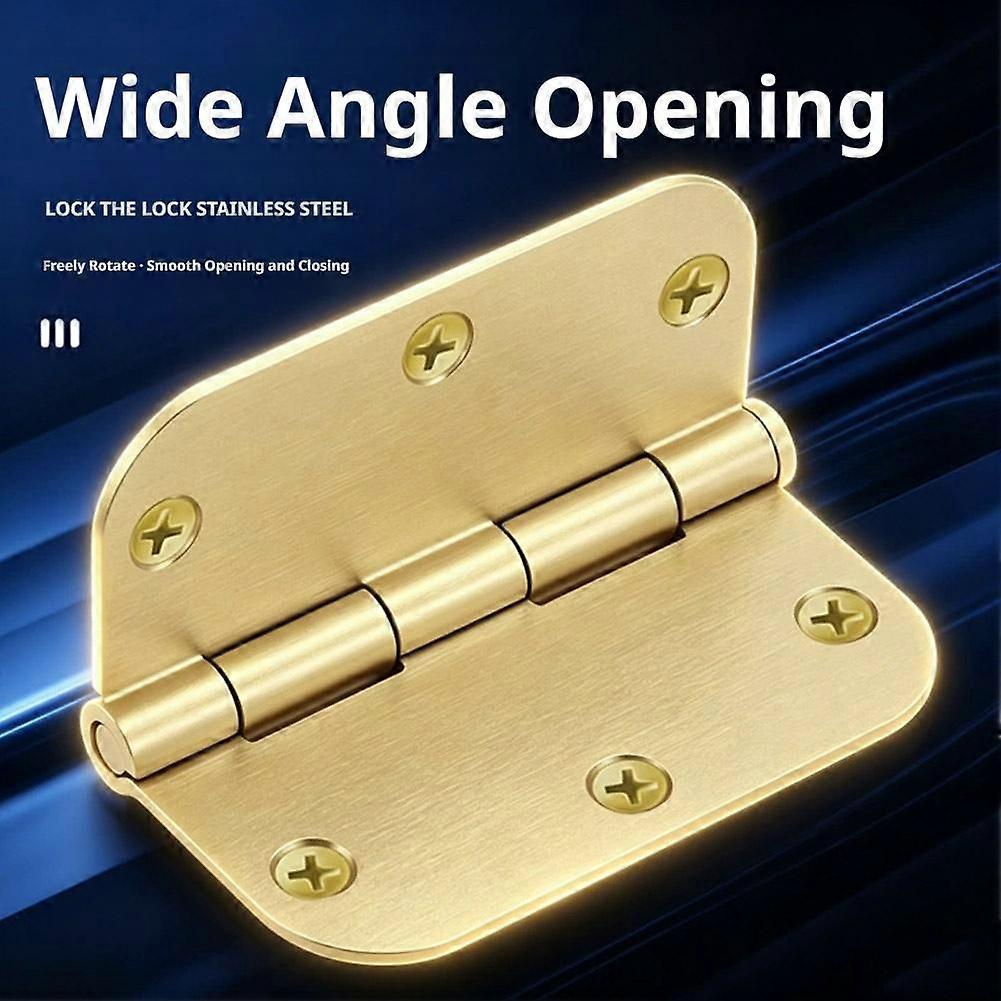 Matte Black Iron Door Hinge Compatible with Standard Frame - Corner Hardware
