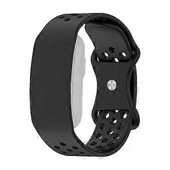 Correa de silicona para Garmin CIRQA - Transpirable, con múltiples orificios y cierre de botón. Ligera.