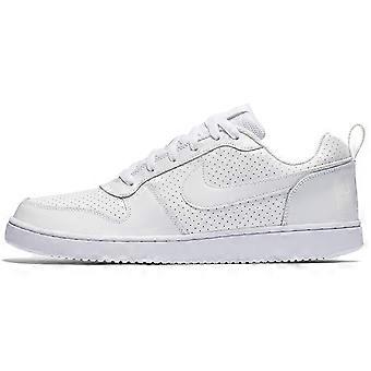 Nike Court Borough Low Triple White Synthetic Leather Vintage Slip Resistant Cushioning Abrasion Resistant Low top 838937-111