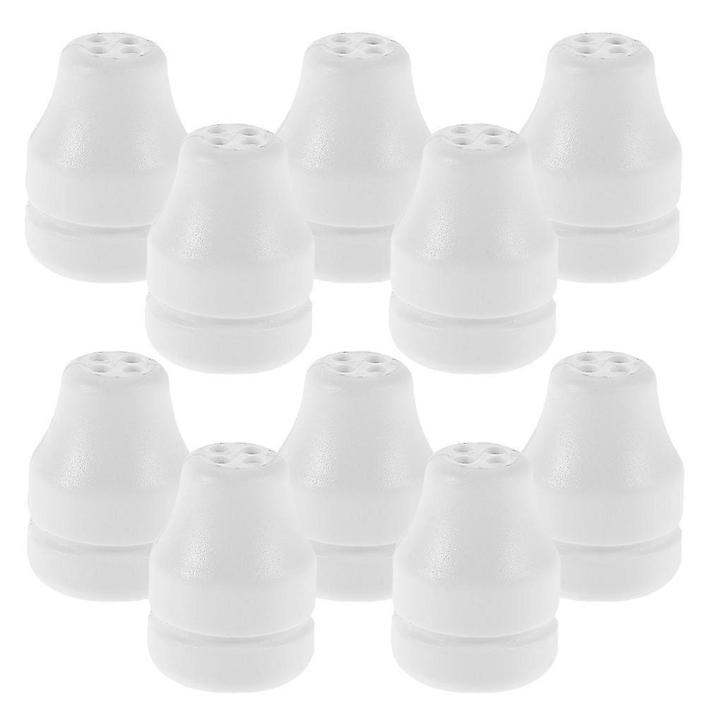 10Pcs White Plastic Blind Cord Knobs for Window Treatment Accessories