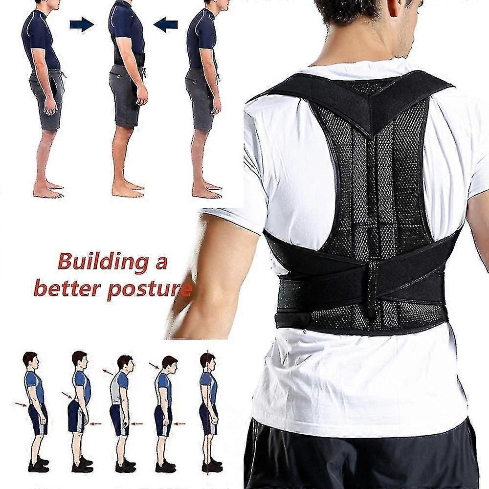 Kyphosis Correction With Back Posture Correction With Back Posture Correction With Back Strap Strengthening Corrector Support Strap