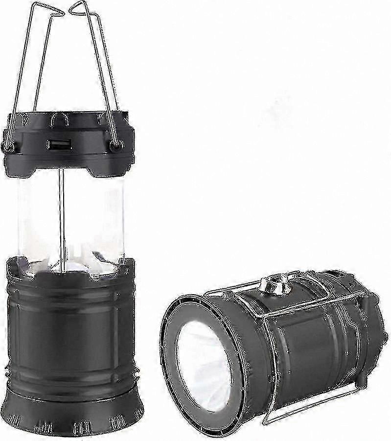 Collapsible Solar Rechargeable Lantern & Flashlight, Portable Light