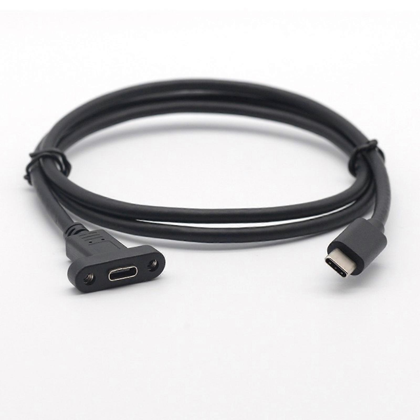 Type C USB 2.0 Cable with Mounting Bracket