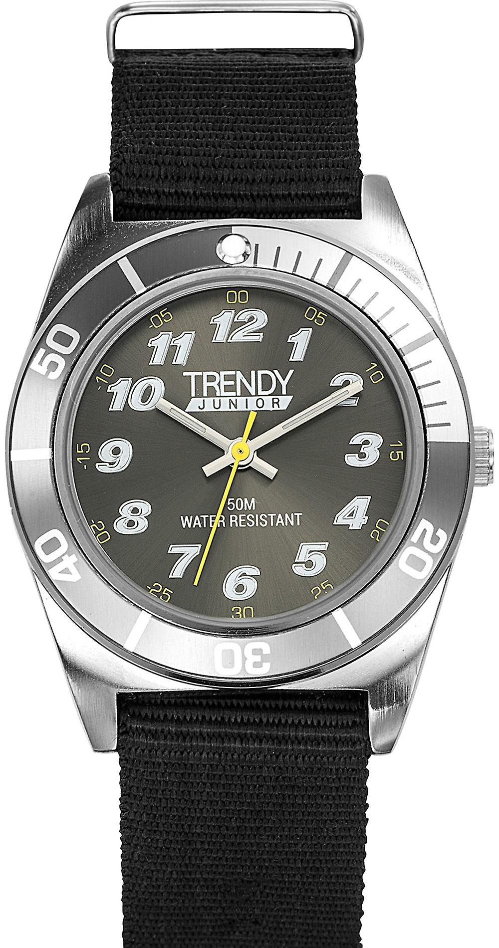 Trendy Junior Quartz Analog Child Watch with Nylon KL350 Bracelet