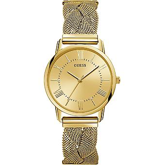 Guess maiden Quartz Analog Women Watch with Stainless Steel Bracelet In Gold Wash1143L2
