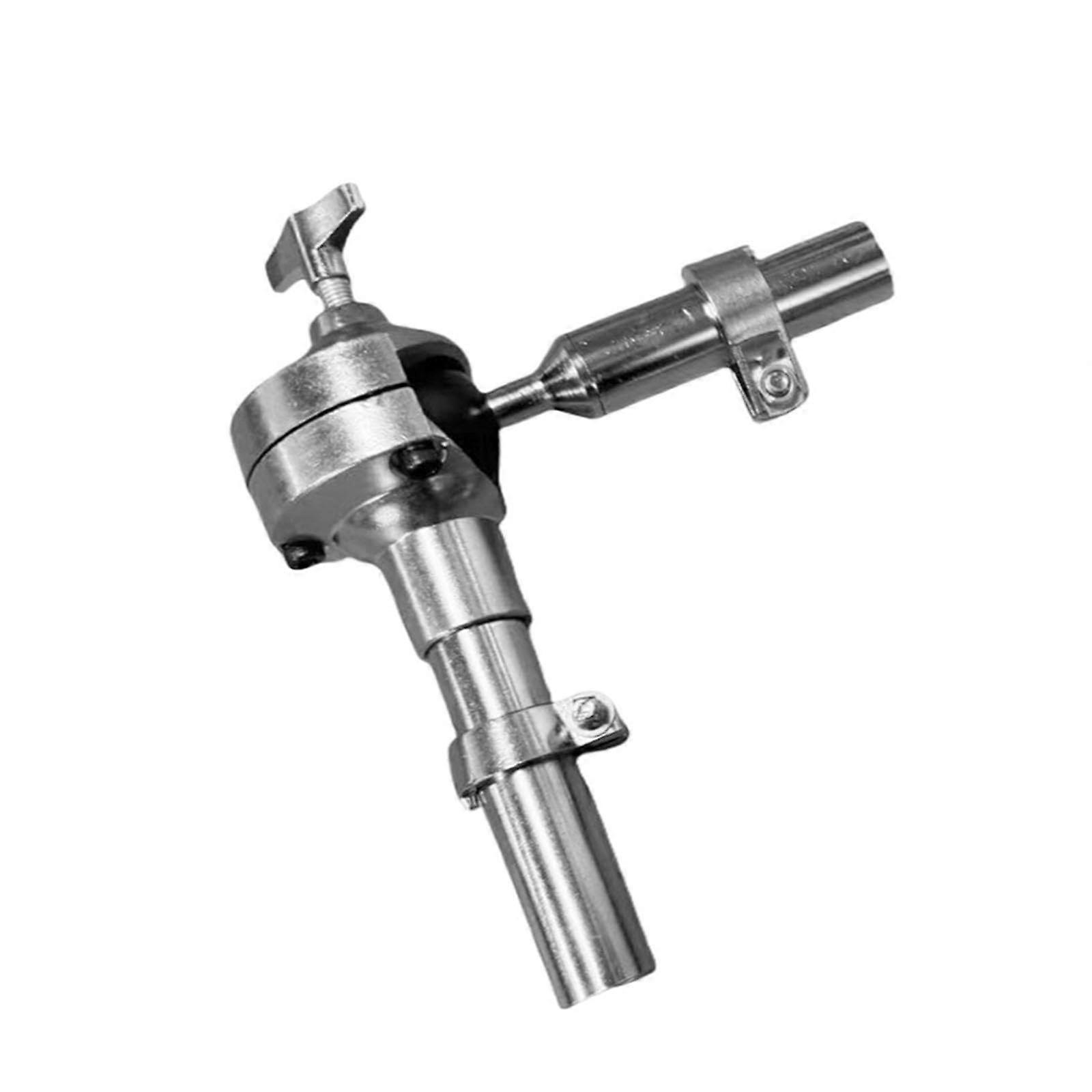 Adjustable Metal Tom Drum Holder with Secure Ball Joint Mount, Compact Drum Hardware Replacement Stand