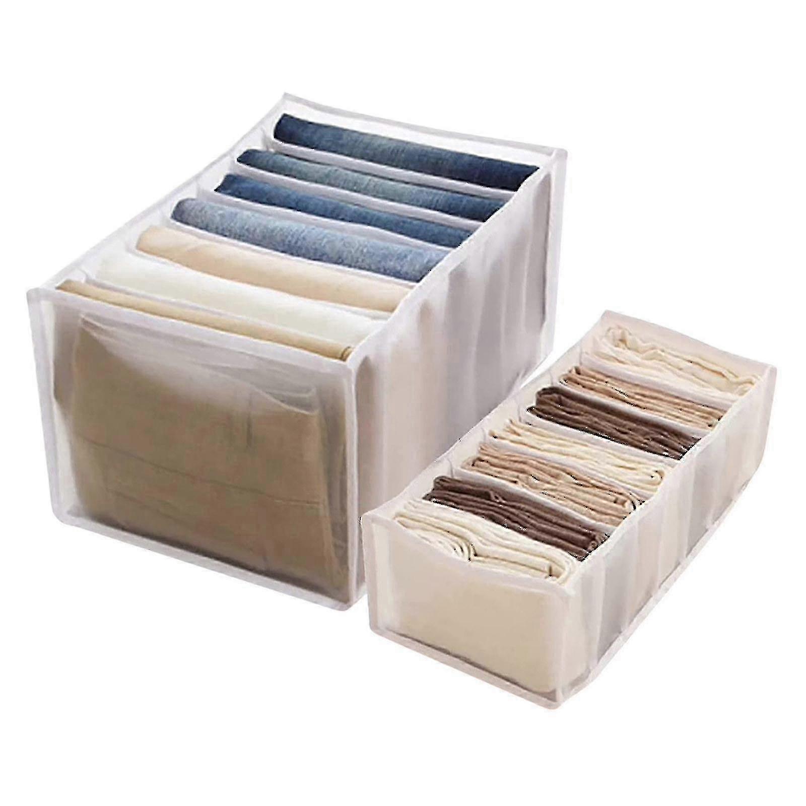Mesh 7-Grid Clothes Storage Set