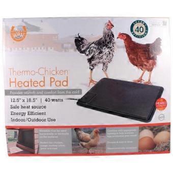 K&H Thermo-Chicken Heated Pad, 12.5 X 18.5 Inches, Black