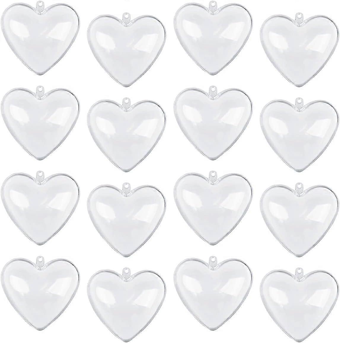 Heart-Shaped Transparent Acrylic Decorative Gift Boxes