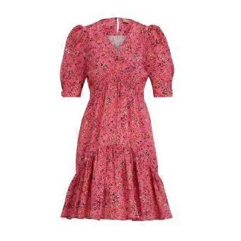 Boss Womens/Ladies Dizziano V Neck Puff Sleeve Mini Dress