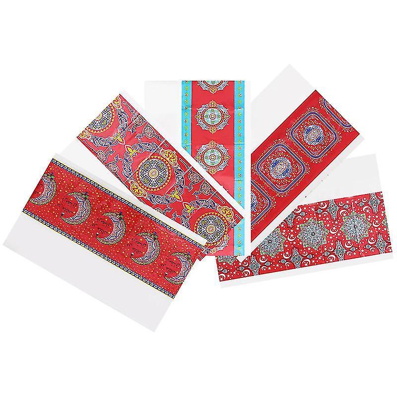 180X108cm Assorted Color Tablecloths 5pcs Decorative Table Covers Festival Tablecloth Dining Table D