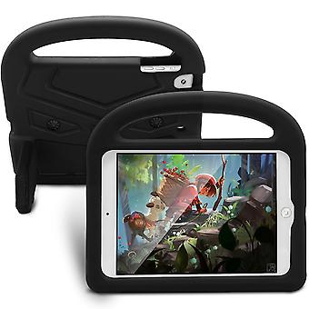 For Ipad Mini 4/3/2/1 Sparrow Pattern Shockproof Kids Friendly Eva Phone Protection Case With Kickstand - Black