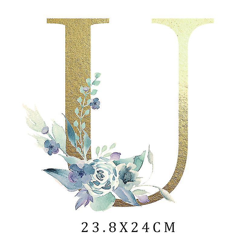 Diy Letters Iron On Transfers For Clothes Appliques Stickers To Wash T-shirt Flowers Heat Thermal Vinyl Transfers For Clothes @bugu