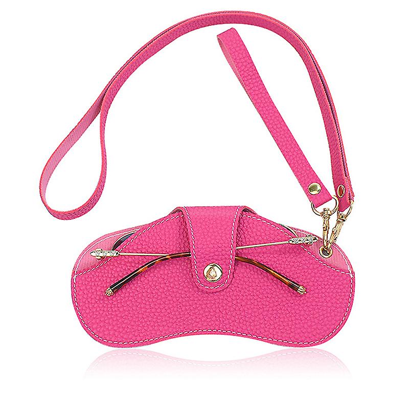 Leather Glasses Chain Storage Case Sunglasses Hanging Neck Strap Rope Anti Fall