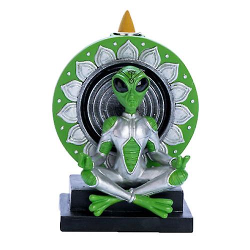 BUDDHA Alien Backflow Burner Quirky Design Fragrant Smoke Flows Down and Out