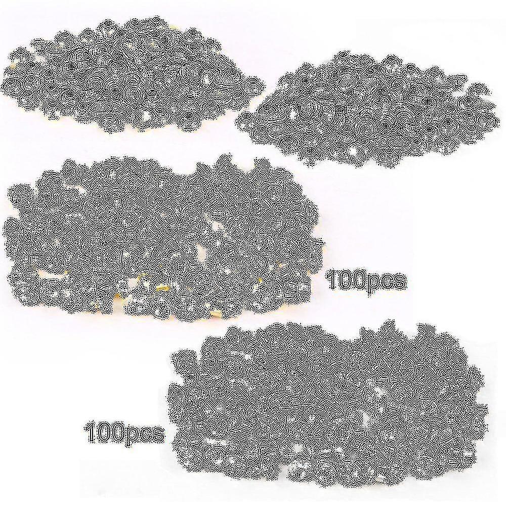 100pcs Silver + 100 Pcs Golden Rivet With Rhinestone Diamond 7mm