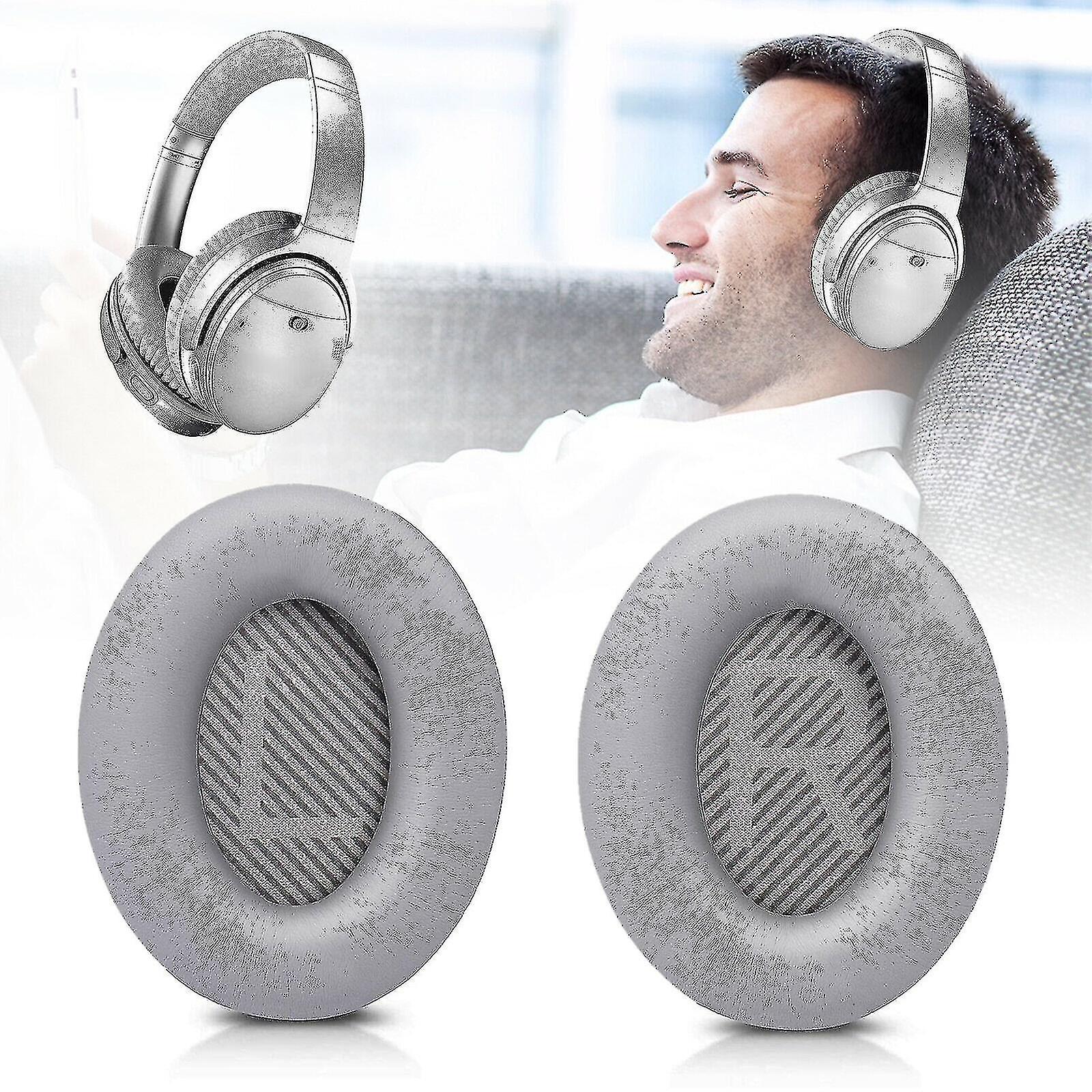 1 Pair Headphones Replacemen Ear Cushions Ear Pads For Bose Quietcomfort Qc20/qc35 Foam Earmuffs