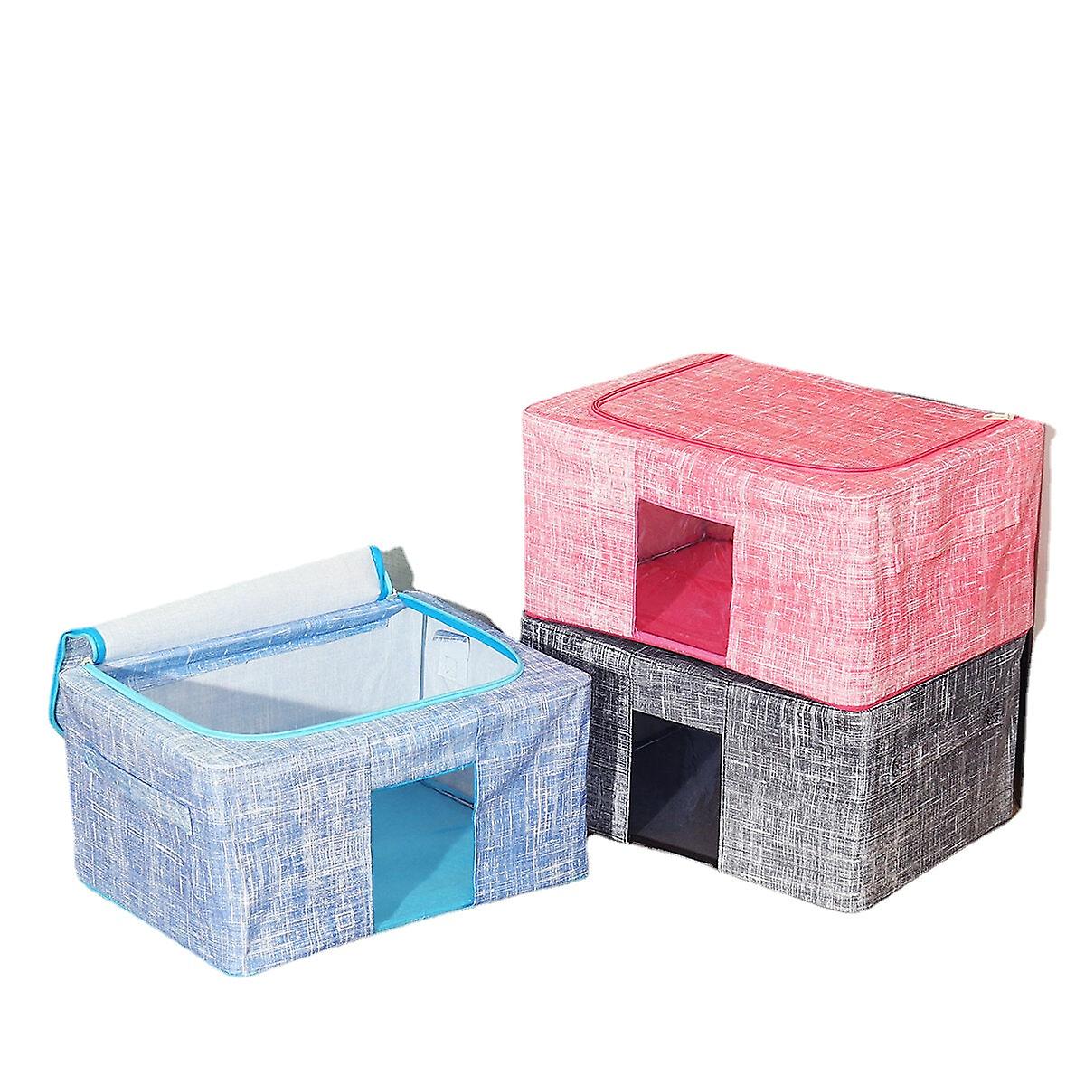 Foldable Non-woven Fabric Closet Storage Bag - Large Capacity, Breathable For Blankets And Quilts