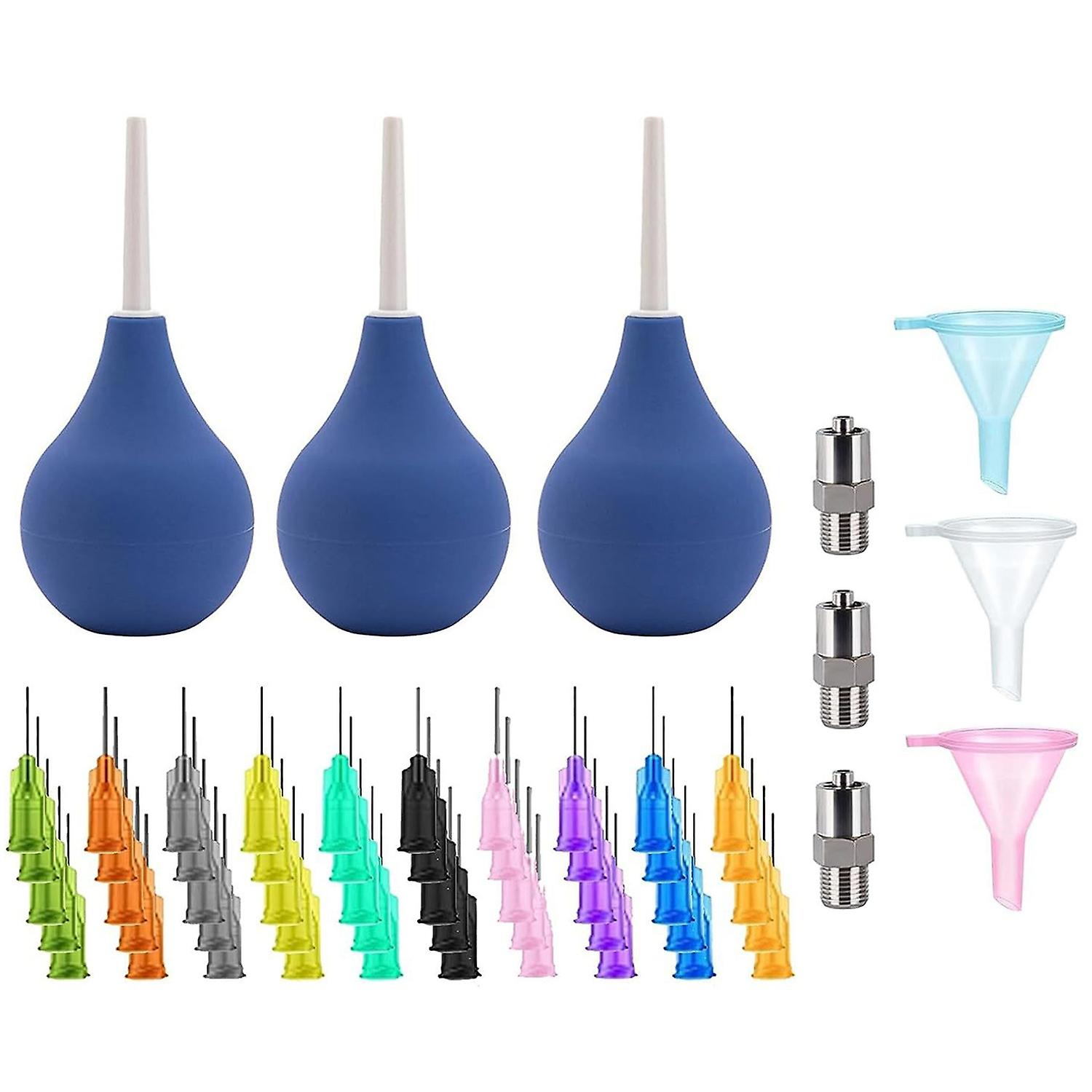 59/62/102Pcs Pottery Tools with Slip Trailer Bottle Assorted Fine Tip Needle Replacement Filling Fun