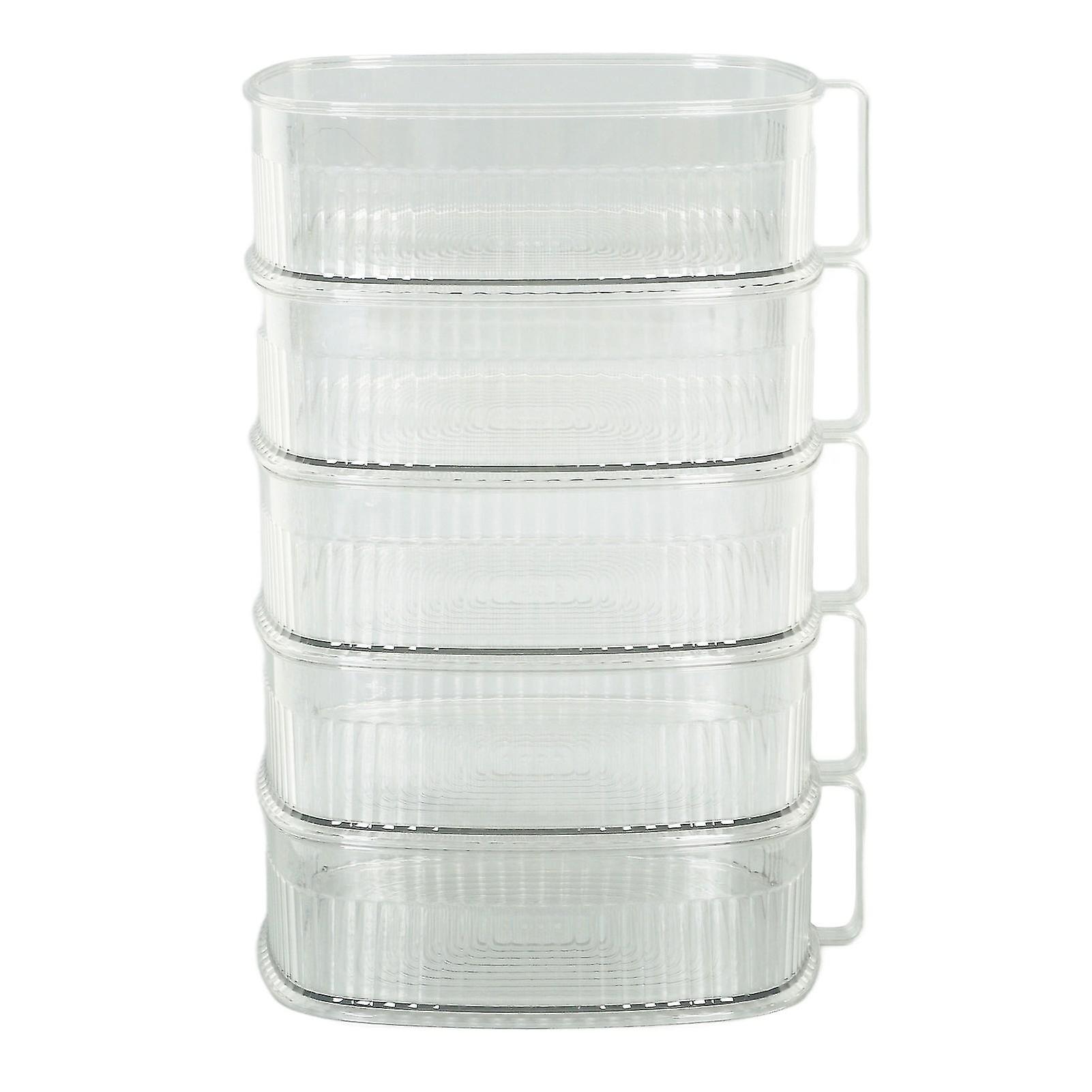 Transparent Multi Layer Dish Dust Cover 5 Layer Food Cover Dustproof and Multifunctional Protective Kitchen Accessory