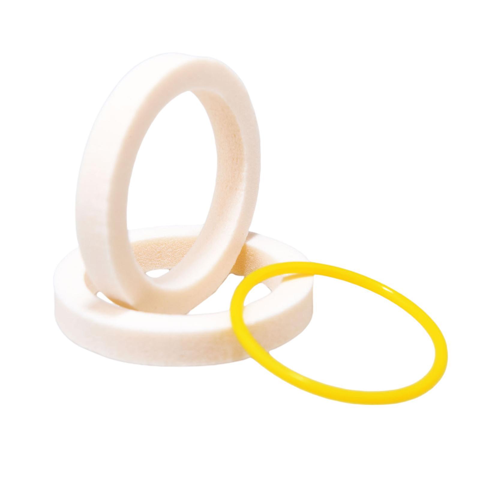 2xバイクフォークフォームリングオイルダストスポンジリングオイル吸収リング30mm