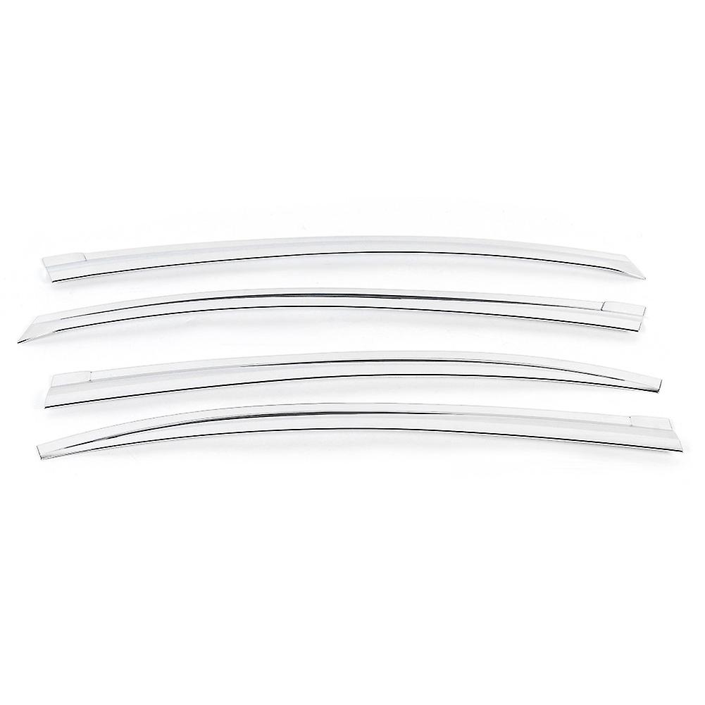Weather Shield Window Visors,4pcs Chrome Window Visor Window Visor Window Deflector Extended Durability