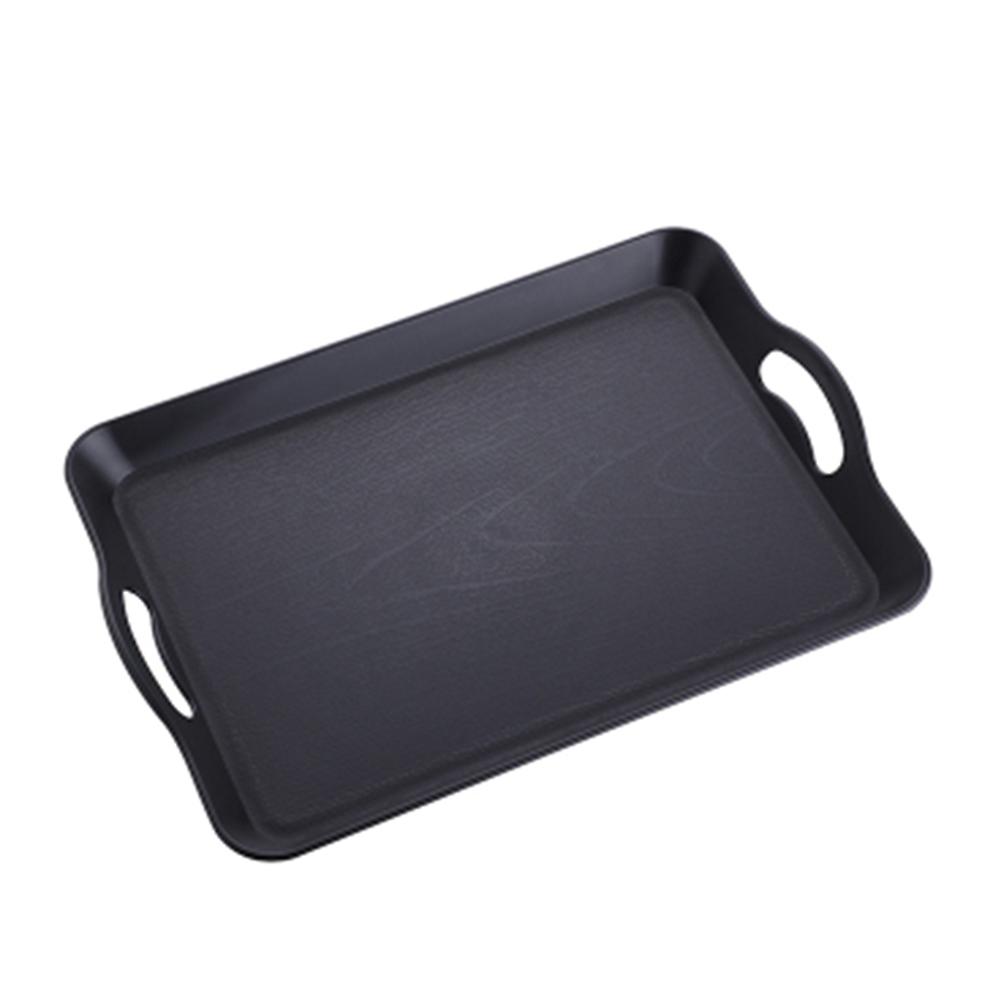 Serving Tray Rectangular Plastic Tray Food Serving Trays Anti-slip Scratch-resistant New