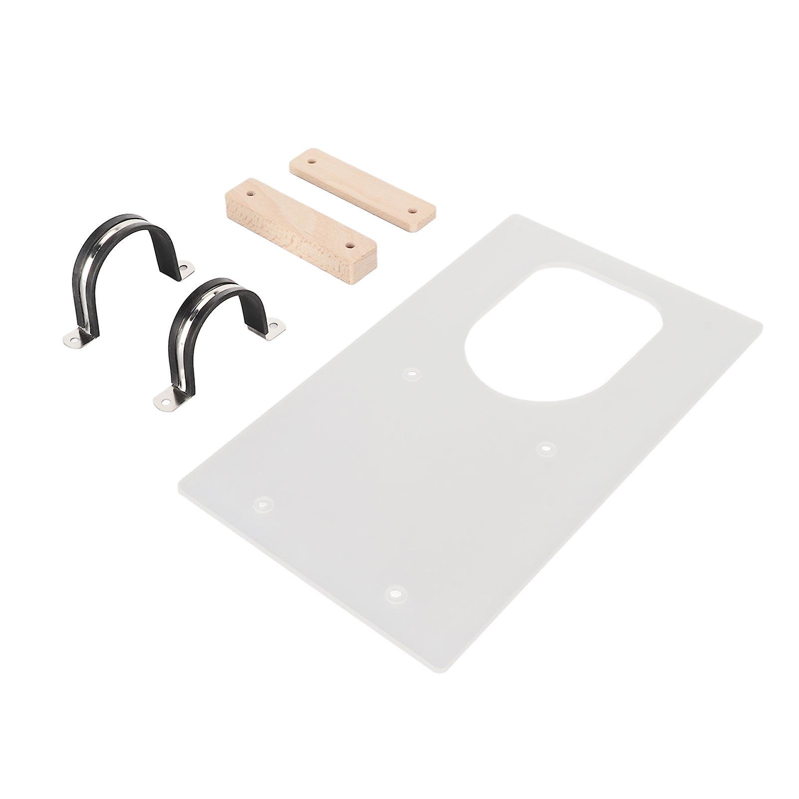 Shearing Fur Machine Base Wood Acrylic Strong Stable Structure Carpet Clipper Base for Carpet Trimmer Grooming Tools 